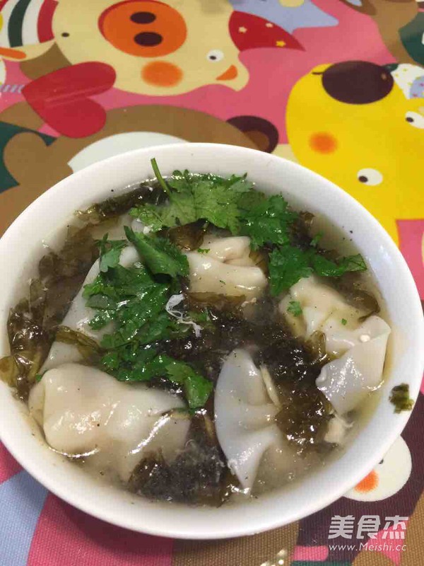 Wontons with Fresh Meat recipe