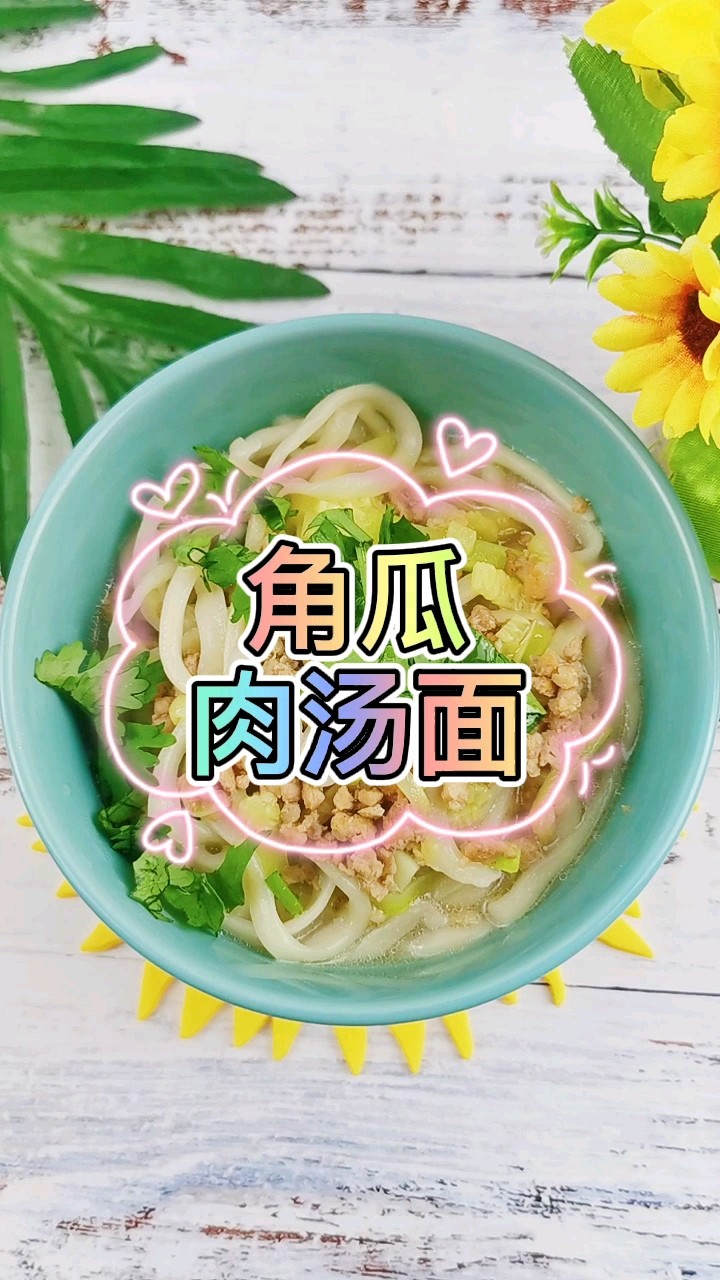 Horn Melon Noodle Soup