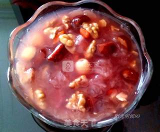 Purple Sweet Potato Nourishing Tremella Soup recipe