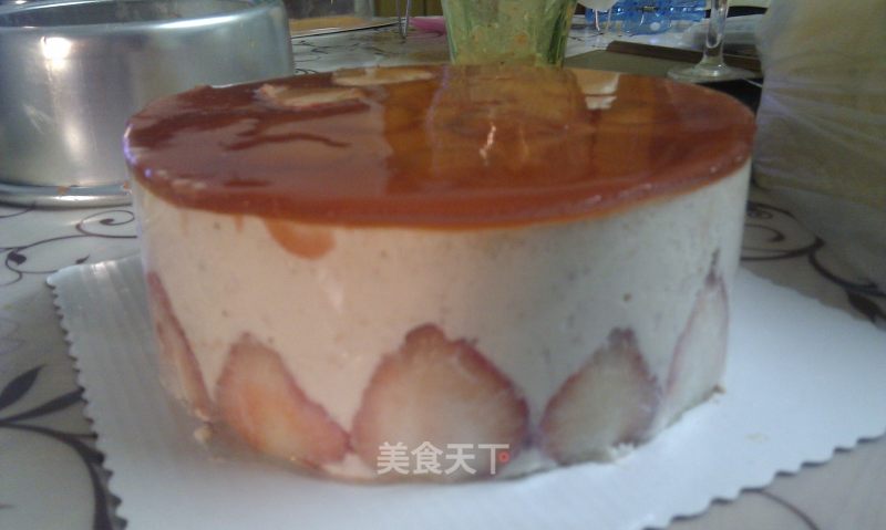 Delicious Strawberry Mousse Cake