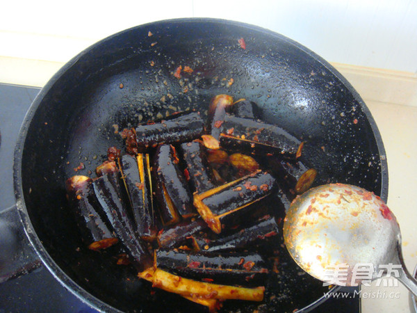 Eggplant Claypot with Minced Meat recipe