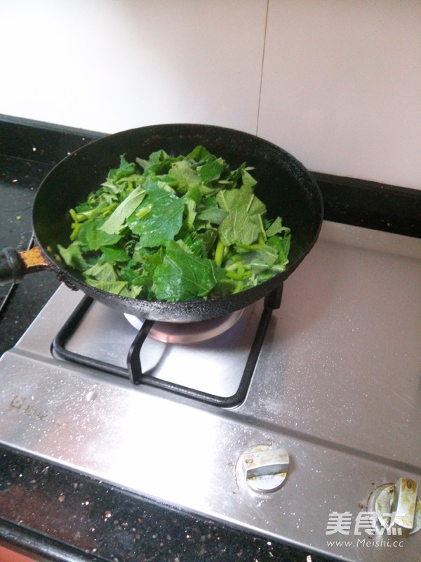 Tofu Pumpkin Leaves recipe