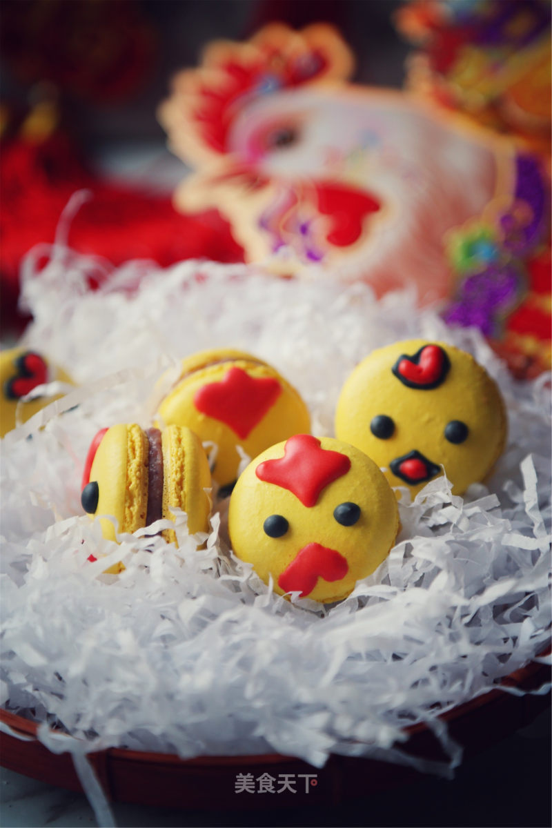# Fourth Baking Contest and is Love to Eat Festival# Little Chicken Macarons