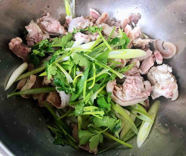 Lamb Face with Chives recipe