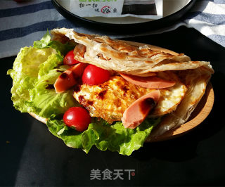 【taiwan】ham and Egg Hand Cake recipe