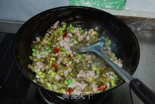 Minced Pork Potherb Mustard recipe