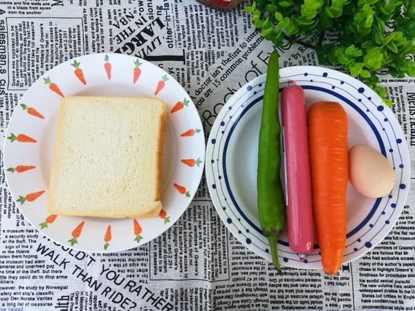 Salad Toast Roll recipe