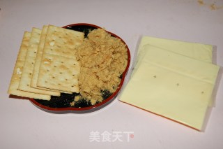 Pork Floss Soda Crackers recipe