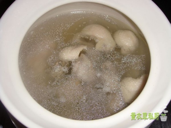 Yam Sour Radish Laoya Soup recipe