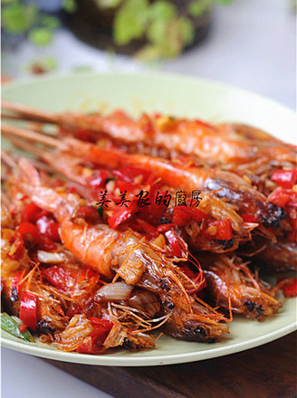 Spicy Skewer Shrimp recipe