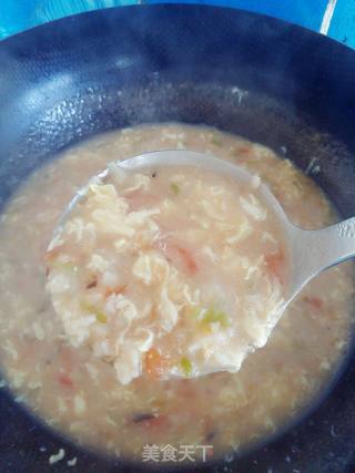 #trust之美#tomato Egg Flower Pimple Soup recipe