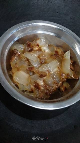 Fried Bacon with Snow Peas recipe