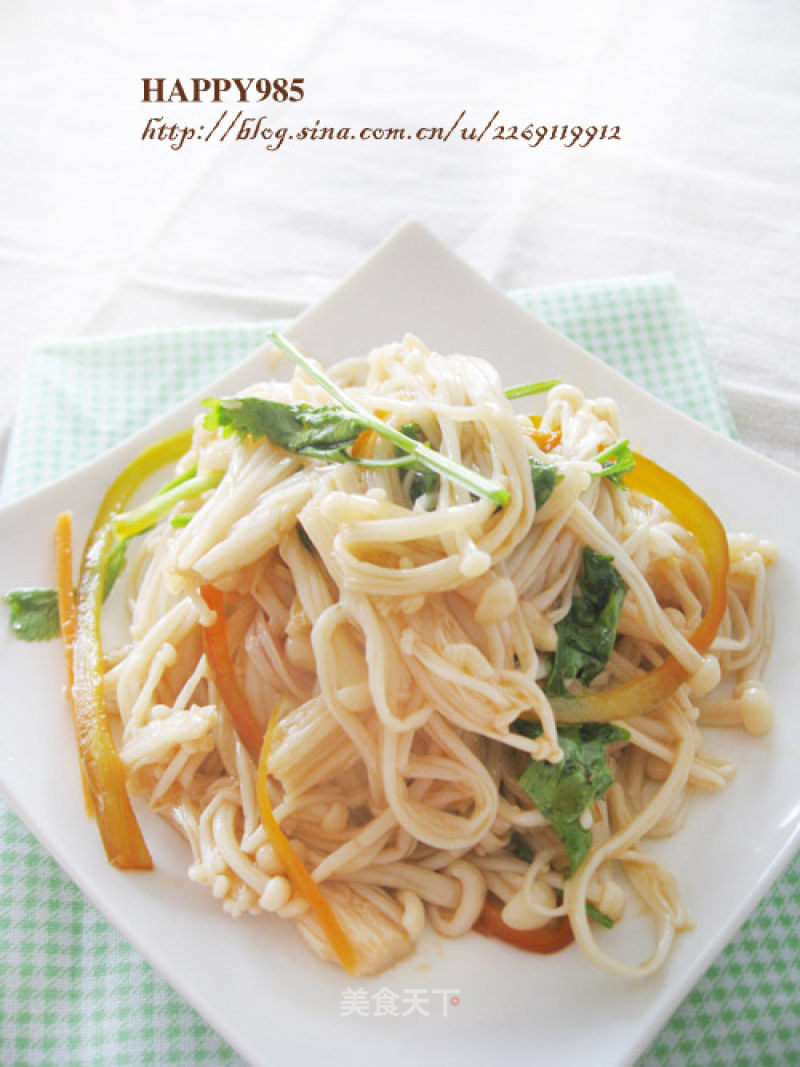 [cold Enoki Mushroom] A Refreshing Touch in Summer recipe