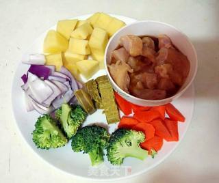 Curry Potato Chicken Rice recipe