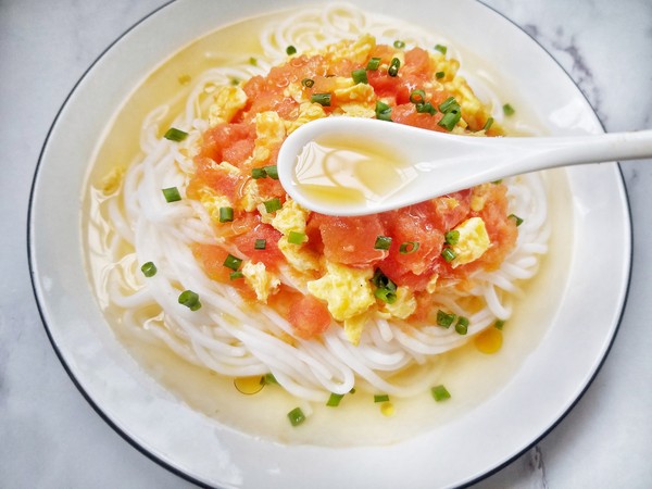 Delicious and Smooth Tomato and Egg Konjac Noodles, I Still Want to Eat It recipe