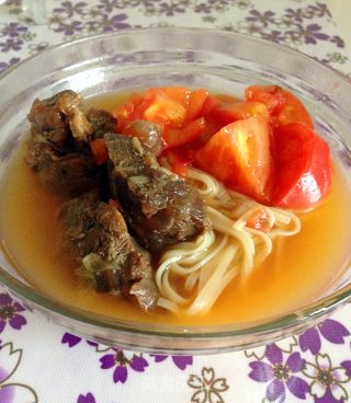 Tomato Beef Noodle recipe