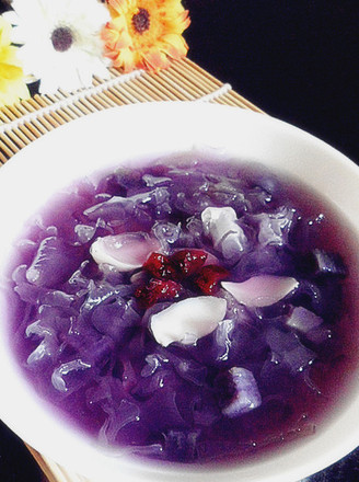 Purple Sweet Potato Lily Tremella Soup recipe