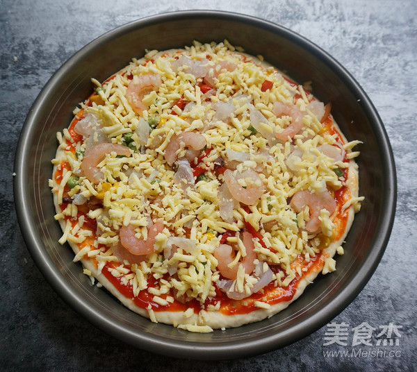 It's Better to Make It Yourself-shrimp Seafood Pizza recipe