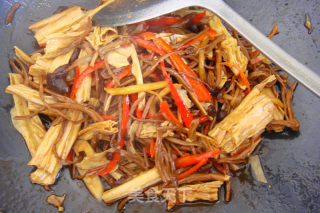 Grilled Yuba with Tea Tree Mushroom recipe