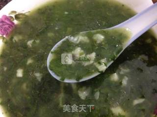 Green Tofu Fish Soup recipe