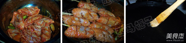 Grilled Chicken Wings in Electric Baking Pan recipe