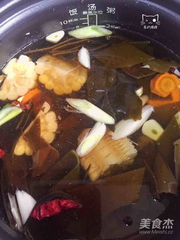 Corn Kelp Lamb Chop Soup recipe