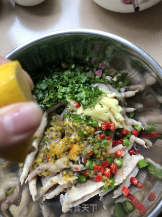 Lemon Chicken Feet recipe