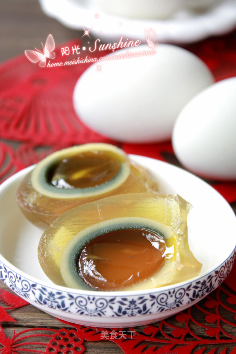 Crystal Clear Dragon Boat Festival Food-homemade Preserved Eggs recipe