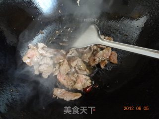 Green Bamboo Shoots Pork Slices recipe