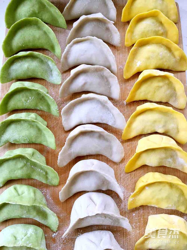 Colorful Dumplings recipe