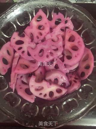 Color-changing Sour and Crisp Lotus Root recipe