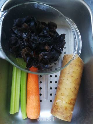 Fried Yam Fungus recipe