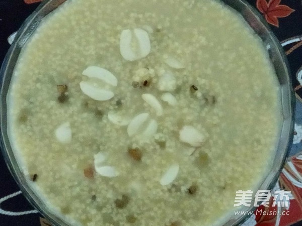 Millet Mung Bean and Lotus Seed Congee recipe