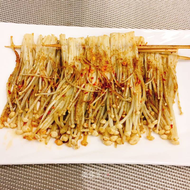 Cumin Enoki Mushroom recipe
