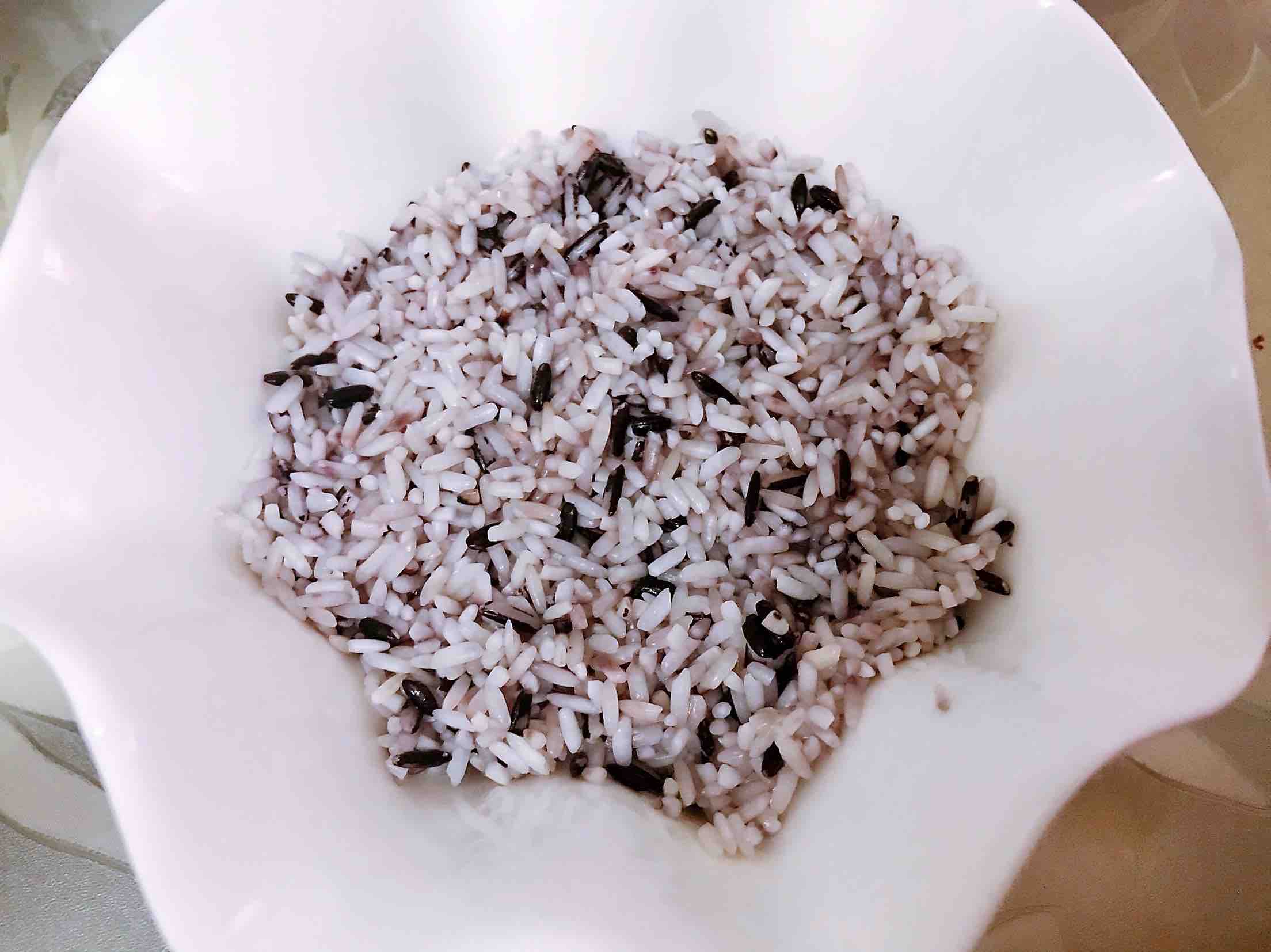 Purple Rice Brown Sugar Eight Treasure Rice recipe