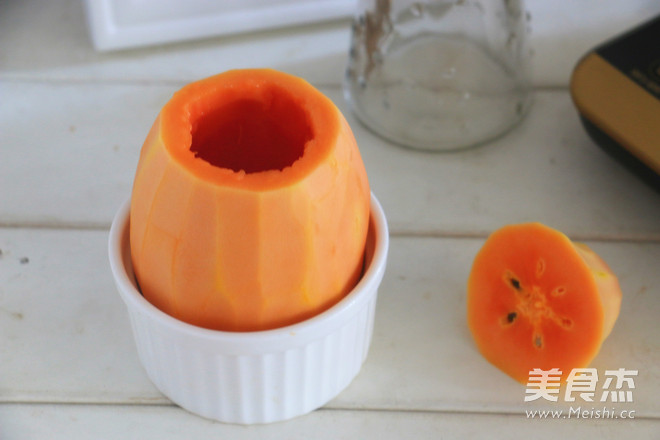 Papaya Coconut Milk Jelly recipe