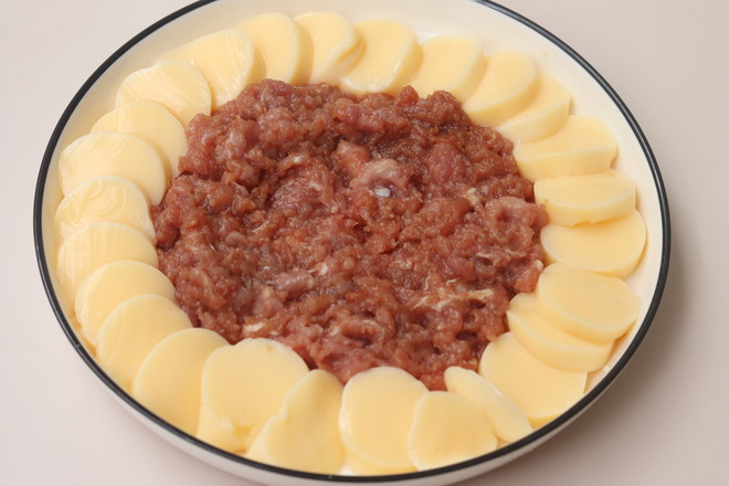 Steamed Egg with Tofu and Minced Pork recipe