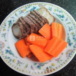 Steamed Carrots with Bacon recipe