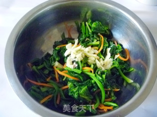 [yi Ru's Private Room Refreshing Cold Dishes] Simple and Delicious---nut Spinach Tower recipe