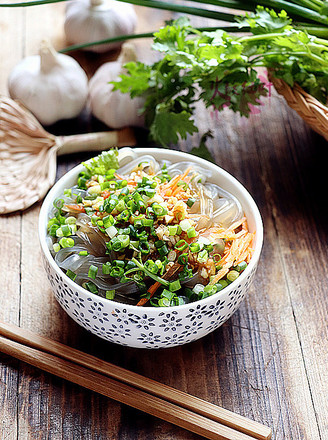 Vermicelli with Minced Garlic and Green Onion