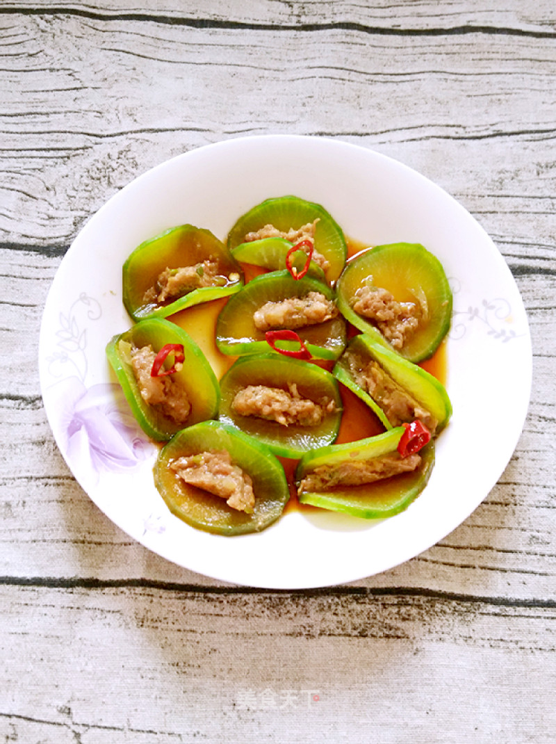 #trust of Beauty# Steamed Meat Rolls with Green Radish recipe