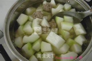 Winter Melon Boiled Meatballs recipe