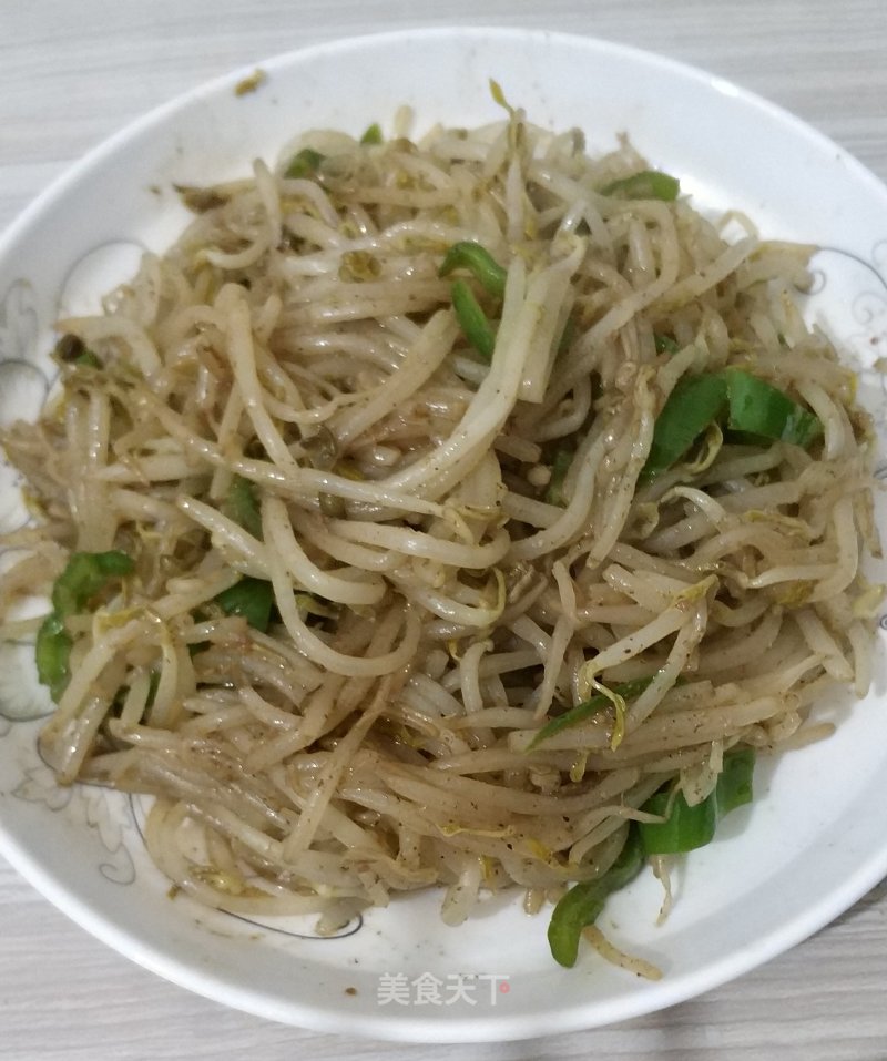 Fried Mung Bean Sprouts with Cumin recipe