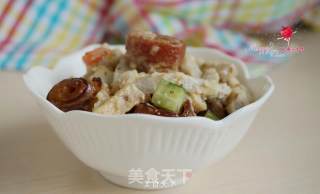 Taro and Bacon Salad recipe