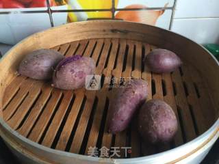 Purple Sweet Potato Toast recipe