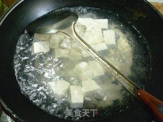 Vegetable Core Dried Egg Tofu Soup recipe