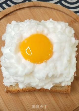 Delicious and Nutritious Breakfast-fired Cloud Eggs recipe