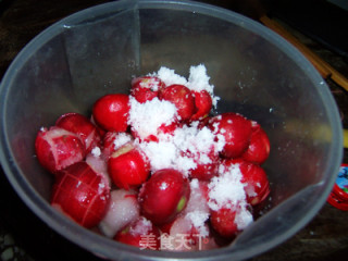 Refreshing Appetizing Sweet and Sour Cherry Radish recipe