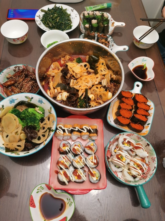 Homemade Pattern Sushi recipe