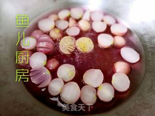 Sesame Oil Clear Soup with Cherry and Radish ── "fish Kitchen" Private Kitchen recipe